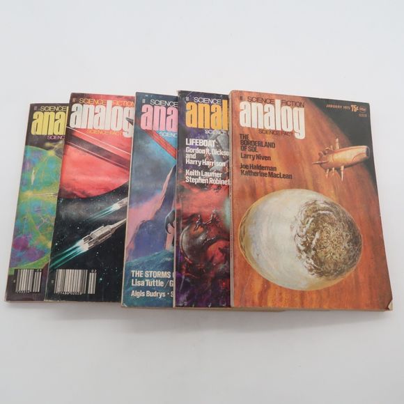Vintage 1975 Analog Science Fiction Magazine Lot George RR Martin - Lot #13 - Picture 1 of 11